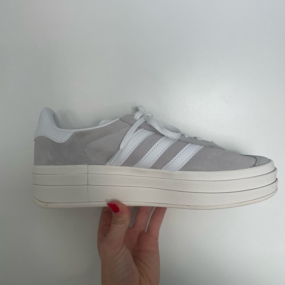 Adidas women’s grey platform shoes - brand new - Picture 2 of 5